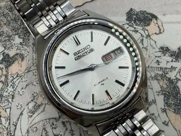 SEIKO 5 ACTUS 21석 자동 와인딩 손목시계 7019-7060