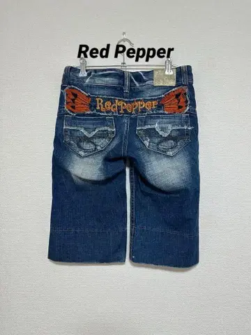 Red Pepper 데님 하프 팬츠