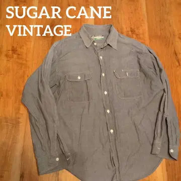 SUGAR CANE 빈티지 샴브레이 셔츠 긴팔