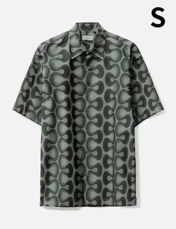 미사용 DRIES VAN NOTEN 24SS 올 패턴 셔츠 S