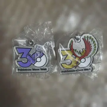 포켓몬 30주년 기념 메탈 참 뮤츠 호우오우