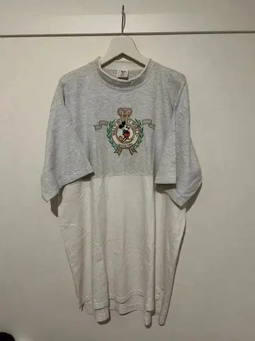 Disney Wear 미키마우스 자수 T셔츠 USA제