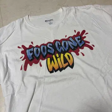 Champion Foos Gone Wild 티셔츠 화이트 XL