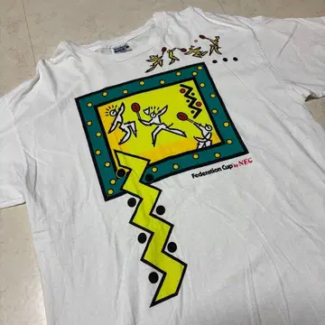 테니스 민족 아프리카 네이티브 T셔츠 빈티지 90's