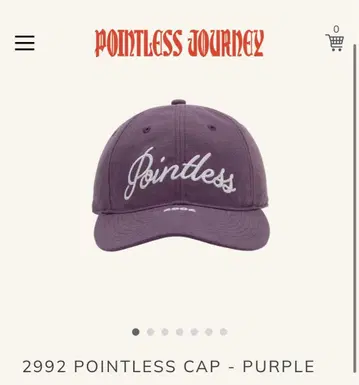 POINTLESS JOURNEY 2992 CAP 퍼플 츠네타 다이키