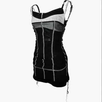 theredthread veil layered dress mini