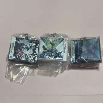 포켓몬 패키지 & 카트리지 키링 다이아몬드 블랙 X