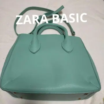 가격 인하 [ 새상품급 ] ZARA BASIC 숄더백 민트 그린