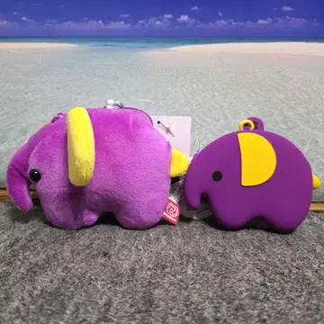돔돔버거 지퍼 달린 봉제 인형 패스 케이스 실리콘 파우치 1