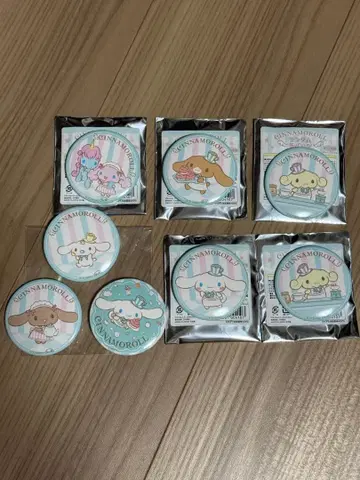 시나모롤 시나몬 모카 랜덤 캔뱃지 8개 세트