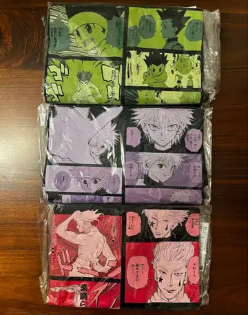 HUNTER x HUNTER 곤 키루아 히소카 빅 실루엣 T셔츠 새상품