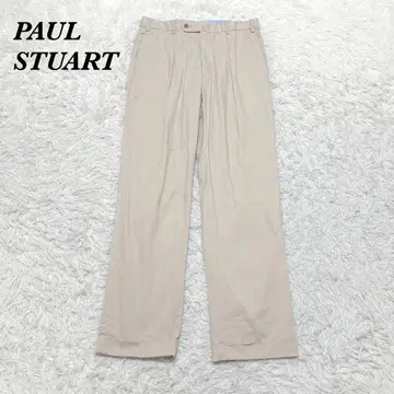 PAULSTUART 스트레이트 치노 팬츠 76 베이지 무지