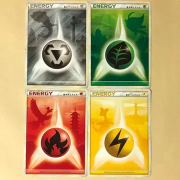 포켓몬 카드 실루엣 에너지 ENERGY 2009 4장 세트