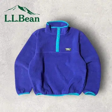 [ 엘엘빈 ] 스냅T S 보라색 플리스 90s USA제 d
