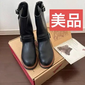 RED WING 레드윙 엔지니어 부츠 블랙 가죽 2268 블랙
