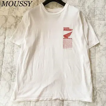 MOUSSY HONDA RACING 콜라보T셔츠 백프린트 로고T