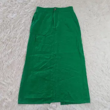 E18-2 ZARA 컬러 타이트 스커트 XS 그린