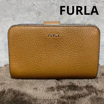 훌라 FURLA BABYLON 바빌론 이단 접이식 지갑 라운드 지퍼