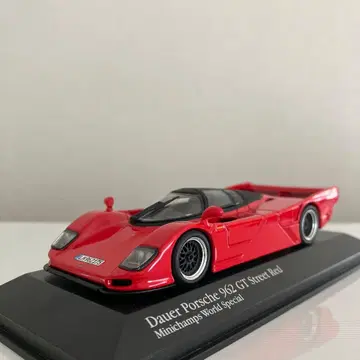 1/43 미니챔프스 다우어 포르쉐 962 GT 스트리트 레드