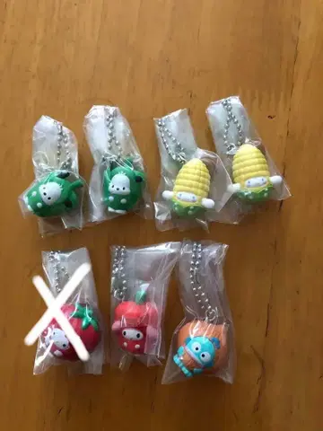 산리오 베지터블 비스킷 & 참 6개 세트