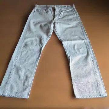 orSlow VAN 콜라보 피케 팬츠 코튼 아이보리