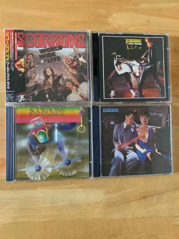 Scorpions CD 4장 세트
