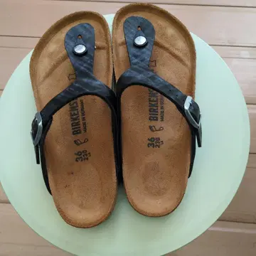 BIRKENSTOCK 플립플랍 블랙 사이즈 36
