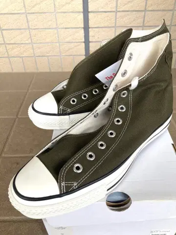 컨버스 올스타 HI 일본제 카키 US 9.5 28cm