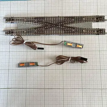 TOMIX N 게이지 전동 더블 크로스 포인트 PX280 정크제품