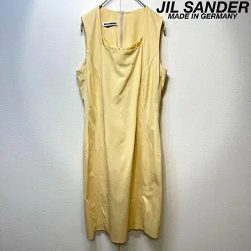 레어 새상품급 JIL SANDER 레이스 슬릿 슬리브리스 원피스