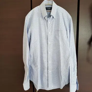 Maker's Shirt 가마쿠라 긴팔 셔츠 체크 무늬 블루