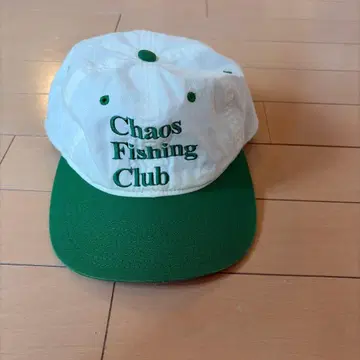 Chaos Fishing Club 캡 화이트 그린