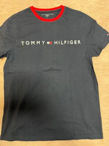 TOMMY HILFIGER 로고 T셔츠 네이비 M사이즈
