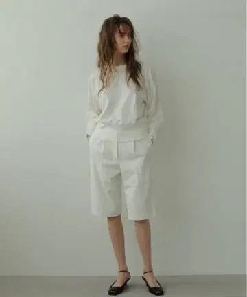 [새상품급] etretokyo 옥스 버뮤다 팬츠 White M