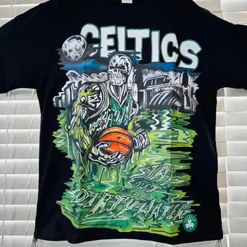 Celtics 티셔츠 농구 스컬 스트릿 HIPHOP 오버 사이즈