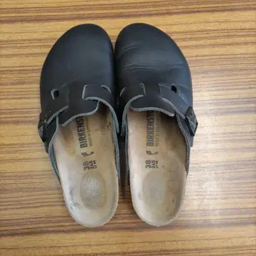 BIRKENSTOCK 사보 클로그 샌들 블랙 38