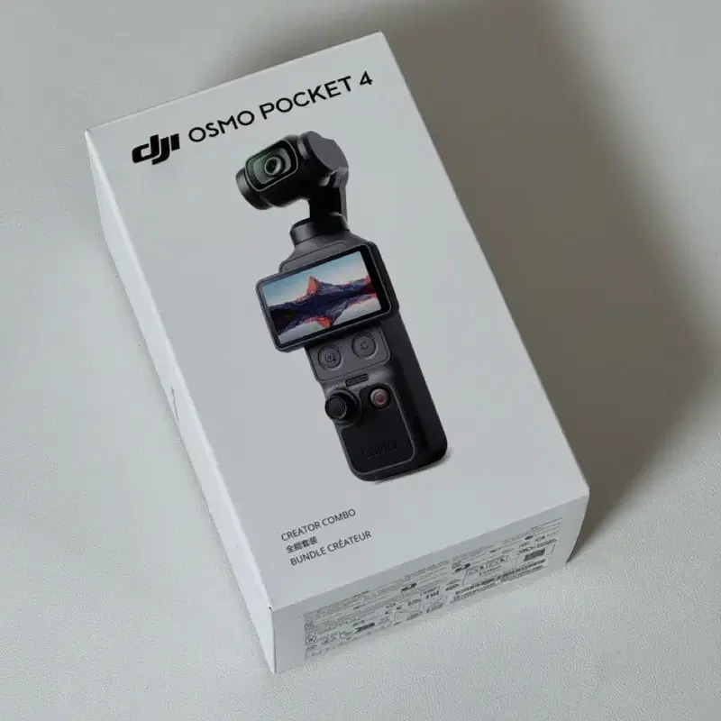 DJI 오즈모 포켓 4 크리에이터 콤보(79만원)