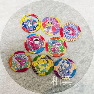 더 어메이징 디지털 서커스 아메데지 비오는 날 캔뱃지 세트