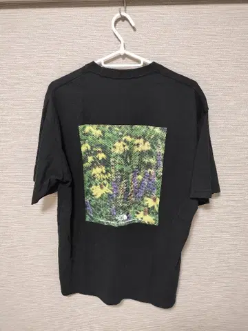 THE NORTH FACE 그래픽 T셔츠 블랙 XL