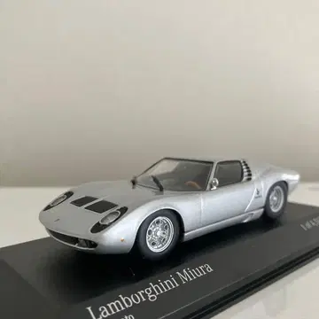 1/43 미니 챔피언스 람보르기니 미우라 실버