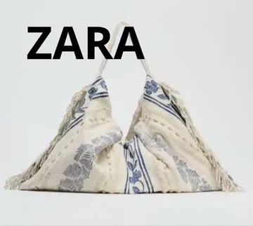 ZARA 완판템! 멀티 컬러 프린트 패턴 쇼핑백