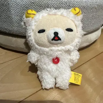 리락쿠마 15주년 양 인형옷 봉제 인형 키링