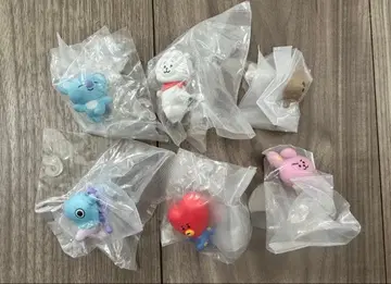 BTS BT21 늘어서 피규어 가챠 세미 컴플리트 세트 새상품