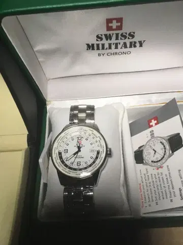 [정크제품] SWISS MILITARY BY CHRONO GMT 손목시계