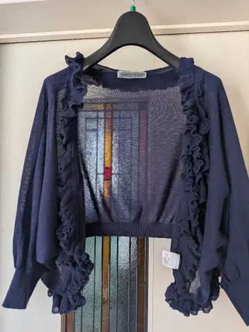 TSUMORI CHISATO 프릴 볼레로 퍼플
