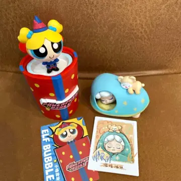 POP MART 파워퍼프걸 파티 서프라이즈 시리즈 버블스