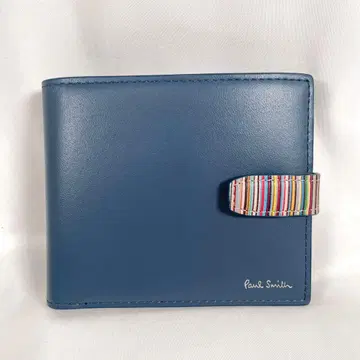 미사용 Paul Smith 폴스미스 이단 접이식 지갑 멀티 스트라이프
