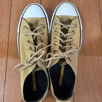 CONVERSE 로우컷 스니커즈 베이지 미사용 새상품