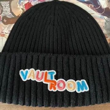 VAULTROOM CANDY 로고 비니 / 블랙