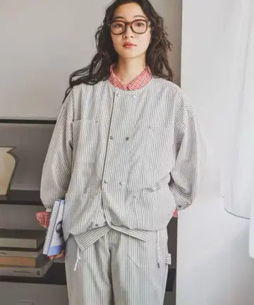 옥스 더블 버튼 커버올 니코앤드